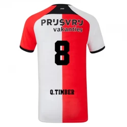 Koszulka Feyenoord Q. Timber #8 2024/25 Domowa