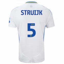 Koszulka Leeds United Struijk #5 2024/25 Domowa