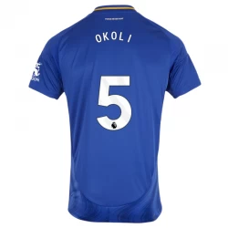 Koszulka Leicester City Okoli #5 2024/25 Domowa