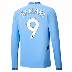 Koszulka Manchester City Erling Haaland #9 2024/25 Domowa Długi Rękaw