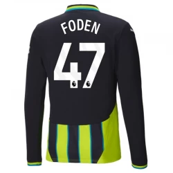 Koszulka Manchester City Phil Foden #47 2024/25 Wyjazdowa Długi Rękaw