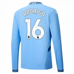 Koszulka Manchester City Rodrigo #16 2024/25 Domowa Długi Rękaw