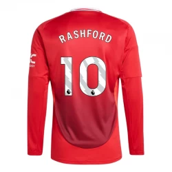Koszulka Manchester United Marcus Rashford #10 2024/25 Domowa Długi Rękaw