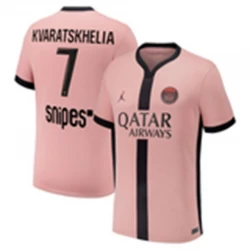Koszulka Paris Saint-Germain PSG Khvicha Kvaratskhelia #7 2024/25 Trzecia