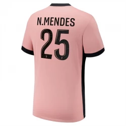 Koszulka Paris Saint-Germain PSG N.Mendes #25 2024/25 Trzecia