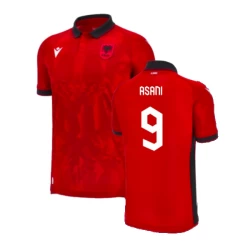 Koszulka Piłkarska Albania Asani #9 Euro 2024 Domowa