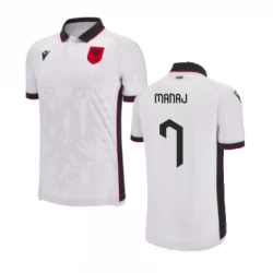 Koszulka Piłkarska Albania Manaj #7 Euro 2024 Wyjazdowa