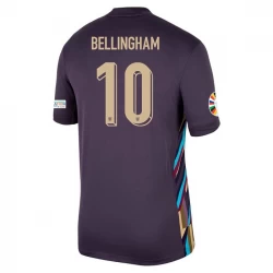 Koszulka Piłkarska Anglia Jude Bellingham #10 Euro 2024 Wyjazdowa