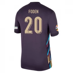 Koszulka Piłkarska Anglia Phil Foden #20 Euro 2024 Wyjazdowa