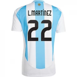 Koszulka Piłkarska Argentyna L. Martinez #22 Copa America 2024 Domowa