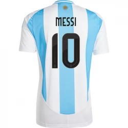 Koszulka Piłkarska Argentyna Lionel Messi #10 Copa America 2024 Domowa