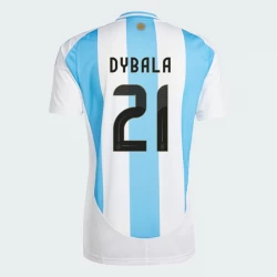 Koszulka Piłkarska Argentyna Paulo Dybala #21 Copa America 2024 Domowa