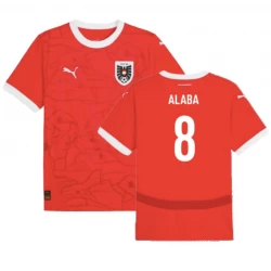 Koszulka Piłkarska Austria David Alaba #8 Euro 2024 Domowa