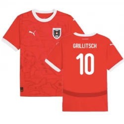 Koszulka Piłkarska Austria Grillitsch #10 Euro 2024 Domowa