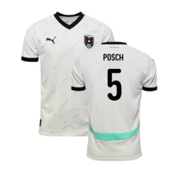 Koszulka Piłkarska Austria Posch #5 Euro 2024 Wyjazdowa