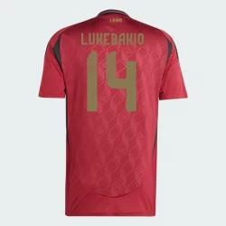 Koszulka Piłkarska Belgia Lukebakio #14 Euro 2024 Domowa