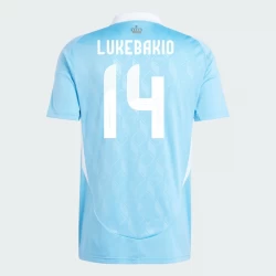 Koszulka Piłkarska Belgia Lukebakio #14 Euro 2024 Wyjazdowa