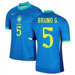 Koszulka Piłkarska Brazylia Bruno Guimarães #5 Copa America 2024 Wyjazdowa