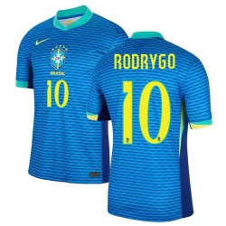 Koszulka Piłkarska Brazylia Rodrygo #10 Copa America 2024 Wyjazdowa