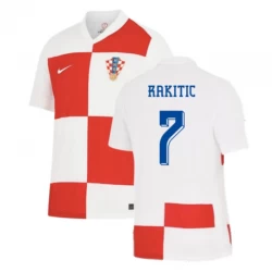 Koszulka Piłkarska Chorwacja Ivan Rakitic #7 Euro 2024 Domowa