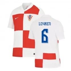 Koszulka Piłkarska Chorwacja Lovren #6 Euro 2024 Domowa