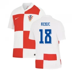 Koszulka Piłkarska Chorwacja Rebic #18 Euro 2024 Domowa