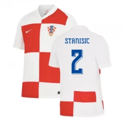 Koszulka Piłkarska Chorwacja Stanisic #2 Euro 2024 Domowa