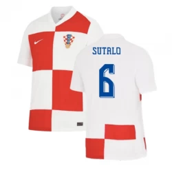 Koszulka Piłkarska Chorwacja Sutalo #6 Euro 2024 Domowa