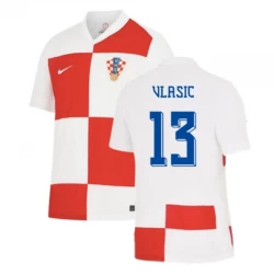 Koszulka Piłkarska Chorwacja Vlasic #13 Euro 2024 Domowa