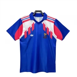 Koszulka Piłkarska Francja 1990 World Cup Retro Domowa