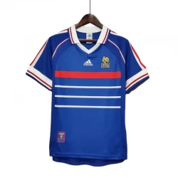 Koszulka Piłkarska Francja 1998 World Cup Retro Domowa