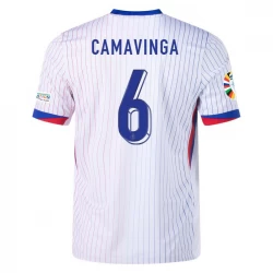 Koszulka Piłkarska Francja Eduardo Camavinga #6 Euro 2024 Wyjazdowa