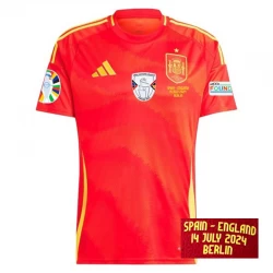 Koszulka Piłkarska Hiszpania Finals UEFA Euro 2024 Domowa