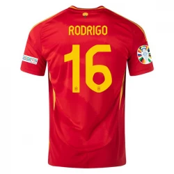 Koszulka Piłkarska Hiszpania Rodrigo #16 Euro 2024 Domowa