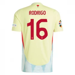 Koszulka Piłkarska Hiszpania Rodrigo #16 Euro 2024 Wyjazdowa