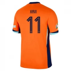 Koszulka Piłkarska Holandia Xavi #11 Euro 2024 Domowa