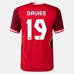 Koszulka Piłkarska Kanada Alphonso Davies #19 Copa America 2024 Domowa