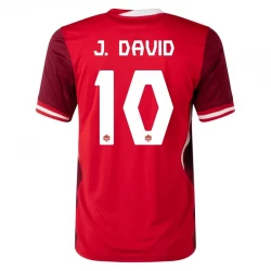 Koszulka Piłkarska Kanada J. David #10 Copa America 2024 Domowa