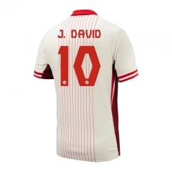 Koszulka Piłkarska Kanada J. David #10 Copa America 2024 Wyjazdowa