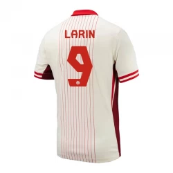Koszulka Piłkarska Kanada Larin #9 Copa America 2024 Wyjazdowa