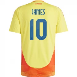 Koszulka Piłkarska Kolumbia James Rodríguez #10 Copa America 2024 Domowa