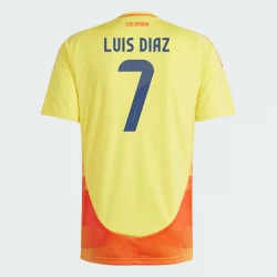 Koszulka Piłkarska Kolumbia Luis Diaz #7 Copa America 2024 Domowa