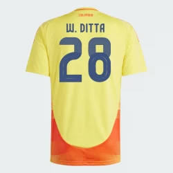 Koszulka Piłkarska Kolumbia W. Ditta #28 Copa America 2024 Domowa