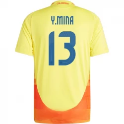 Koszulka Piłkarska Kolumbia Y. Mina #13 Copa America 2024 Domowa