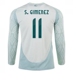 Koszulka Piłkarska Meksyk S. Gimenez #11 Copa America 2024 Wyjazdowa Długi Rękaw