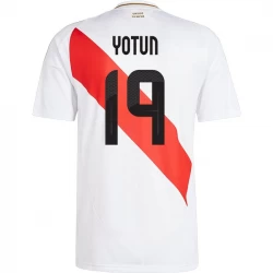 Koszulka Piłkarska Peru Yotun #19 Copa America 2024 Domowa