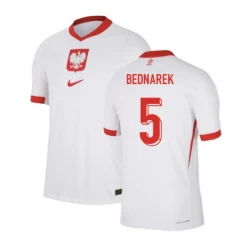 Koszulka Piłkarska Polska Bednarek #5 Euro 2024 Domowa