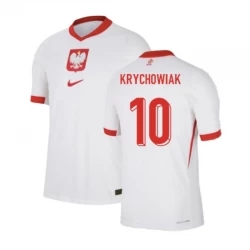 Koszulka Piłkarska Polska Krychowiak #10 Euro 2024 Domowa