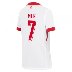 Koszulka Piłkarska Polska Milik #7 Euro 2024 Domowa