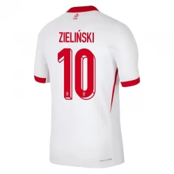 Koszulka Piłkarska Polska Zielinski #10 Euro 2024 Domowa